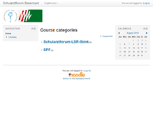 Tablet Screenshot of moodle.dr-polt.at
